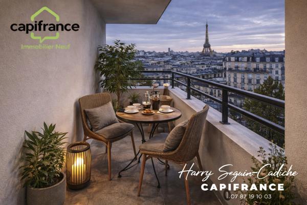 Appartement à vendre 4 pièces PARIS (75)