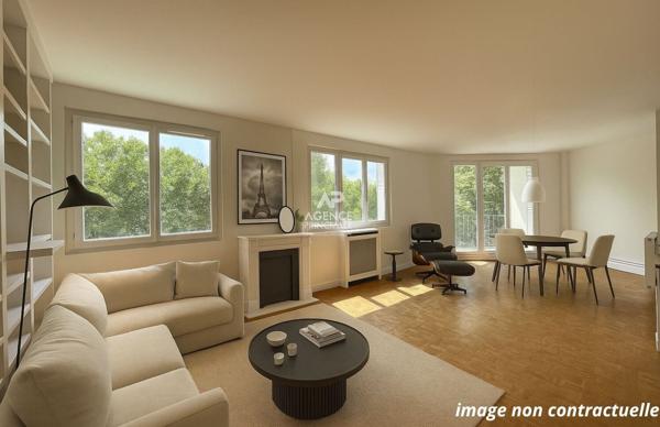 Viroflay - Spacieux 5 pièces traversant, balcon, vue dégagée et box €550 000 ** - Référence 598-CC