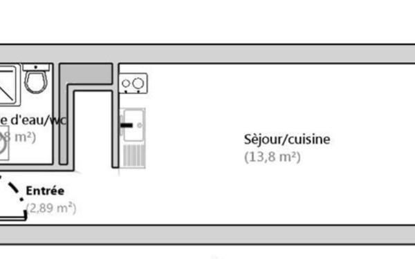 Appartement à vendre    1 pièce • 18,67 m2 Menton