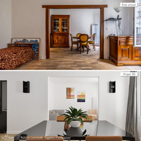 Appartement Paris proche Batignolles 2 pièces 47.33m2