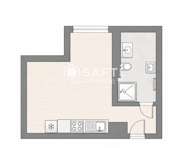 Studio rénové avec parking – Saint-Gelais, aux portes de Niort