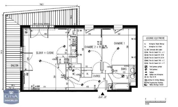 Appartement à louer 3 pièces 64.4m² Colombelles (14460)