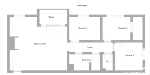 Appartement à vendre 4 pièces 64 m² Troyes