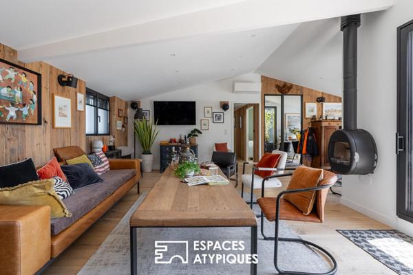 Appartement contemporain esprit loft avec terrasse La Baule