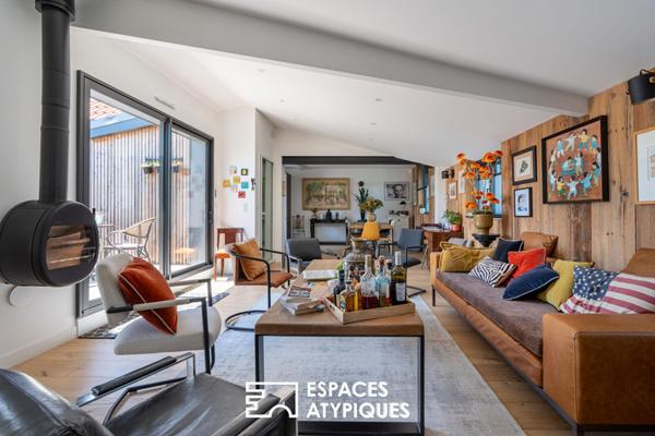Appartement contemporain esprit loft avec terrasse La Baule