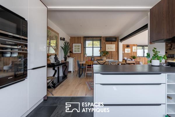 Appartement contemporain esprit loft avec terrasse La Baule