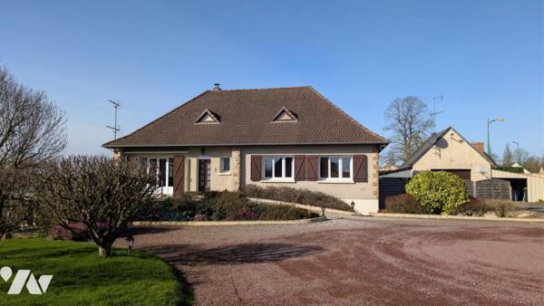 Maison de plain-pied 4 chambres sur sous-sol