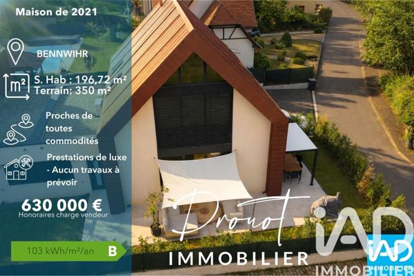 Maison à vendre 7 pièces 196,72 m² Bennwihr