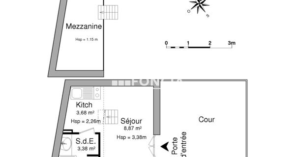 Location Studio 15.93 m² - Avignon 84000