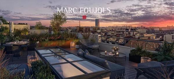 LEVALLOIS – appartement 3 pièces traversant avec balcon, idéalement situé