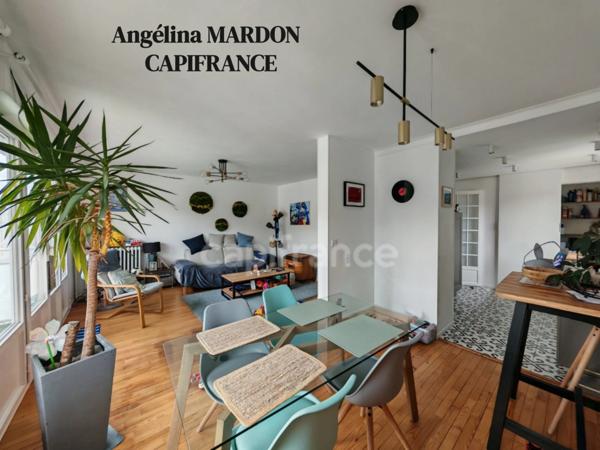 Appartement à vendre T5 + 2 balcons + parking à SAINTE ADRESSE (76)