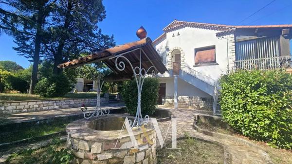 Belle maison —250 m² habitables, terrain de 2 100 m² — Alès, ancienne route de Méjannes