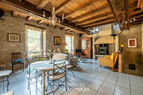 Maison familiale en pierre du XVIIIe proche du centre de Périgueux