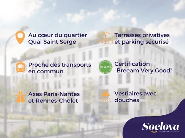Atik Saint-Serge - Bureaux 142 m2 à louer