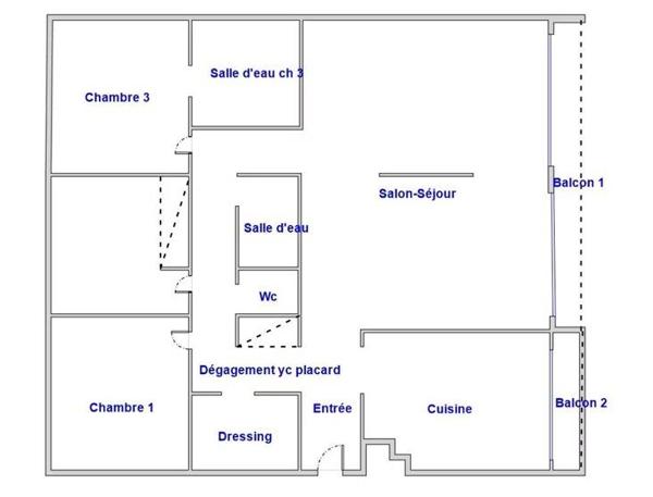 Vente Appartement 4 pièces 122 m2 à Fort-de-France