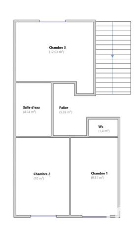 Appartement à vendre 4 pièces 71 m² Contes