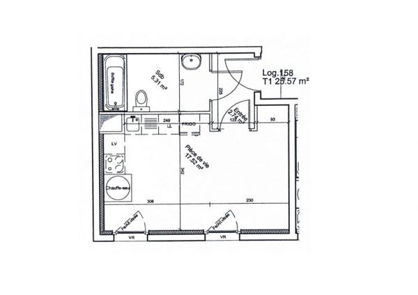 Studio Jarville-la-Malgrange 25 m²