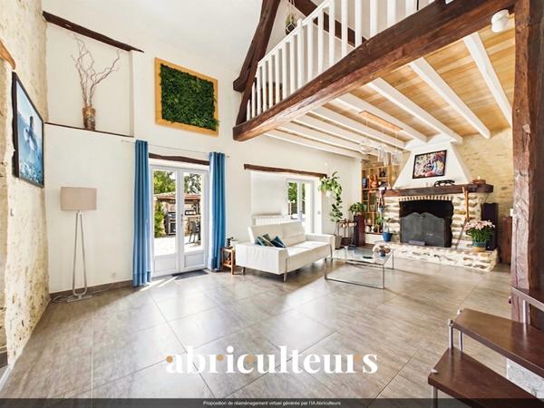 Calme absolu dans cette maison de charme bucolique rénovée de 250m² à Vert le Grand (91810)