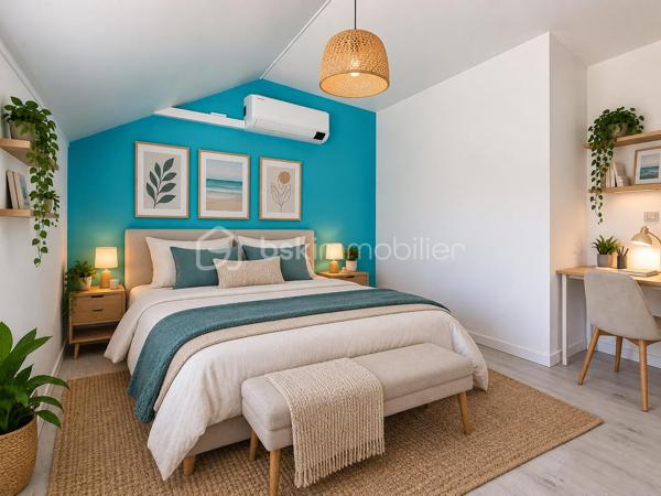 Maison mitoyenne rénovée avec jardin privatif – Aucun travaux à prévoir

Venez poser vos valises dans cette charmante maison mitoyenne, située dans un environnement calme et agréable. Rénovée en 2011, elle offre un cadre de vie confortable et fonctionnel, idéal pour une résidence principale.

Au rez-de-chaussée, vous découvrirez une belle pièce de vie de 35 m², lumineuse et conviviale, avec une cuisine aménagée. Un WC avec espace buanderie complète ce niveau.

À l’étage, un palier dessert deux chambres ainsi qu’une salle de bains avec WC.

À l’extérieur, vous profiterez d’une agréable terrasse et d’un joli jardin privatif, parfaits pour profiter des beaux jours en toute tranquillité.

Les atouts :
Maison rénovée en 2011
Aucun travaux à prévoir
Climatisation réversible
Bonne performance énergétique
Fenêtres PVC double vitrage
Volets roulants
Terrasse et jardin privatif
Environnement calme

Une maison clé en main, alliant confort, fonctionnalité et tranquillité. À découvrir sans tarder ! Contactez - moi