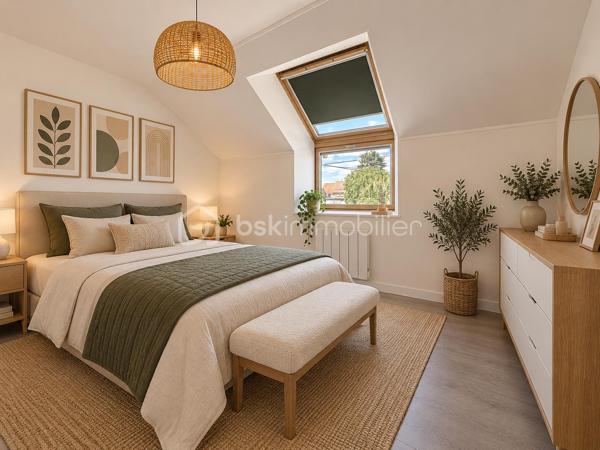 Maison mitoyenne rénovée avec jardin privatif – Aucun travaux à prévoir

Venez poser vos valises dans cette charmante maison mitoyenne, située dans un environnement calme et agréable. Rénovée en 2011, elle offre un cadre de vie confortable et fonctionnel, idéal pour une résidence principale.

Au rez-de-chaussée, vous découvrirez une belle pièce de vie de 35 m², lumineuse et conviviale, avec une cuisine aménagée. Un WC avec espace buanderie complète ce niveau.

À l’étage, un palier dessert deux chambres ainsi qu’une salle de bains avec WC.

À l’extérieur, vous profiterez d’une agréable terrasse et d’un joli jardin privatif, parfaits pour profiter des beaux jours en toute tranquillité.

Les atouts :
Maison rénovée en 2011
Aucun travaux à prévoir
Climatisation réversible
Bonne performance énergétique
Fenêtres PVC double vitrage
Volets roulants
Terrasse et jardin privatif
Environnement calme

Une maison clé en main, alliant confort, fonctionnalité et tranquillité. À découvrir sans tarder ! Contactez - moi