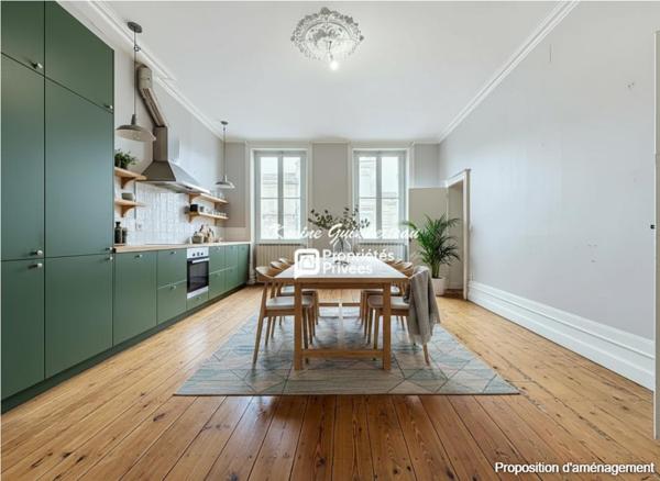 Libourne Centre : Elégant appartement 5 pièce(s) 220 m2 + terrasse + ascenseur