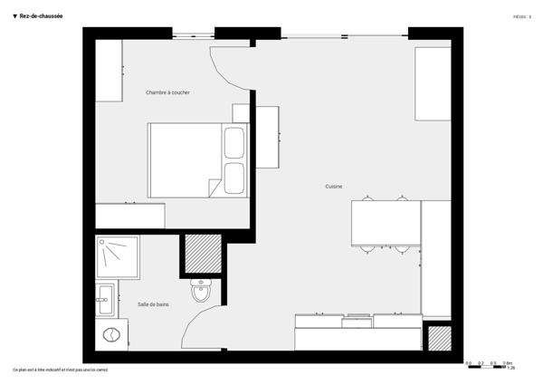 Appartement F2 à vendre  2 pièces - 43,23 m2 MARIN - 74