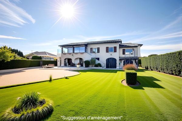 Juliénas (69840) Maison spacieuse avec vue panoramique et hangar, bureau et caveau de dégustation à Juliénas - Idéale artisan,