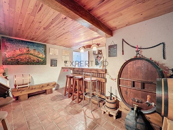 Juliénas (69840) Maison spacieuse avec vue panoramique et hangar, bureau et caveau de dégustation à Juliénas - Idéale artisan,