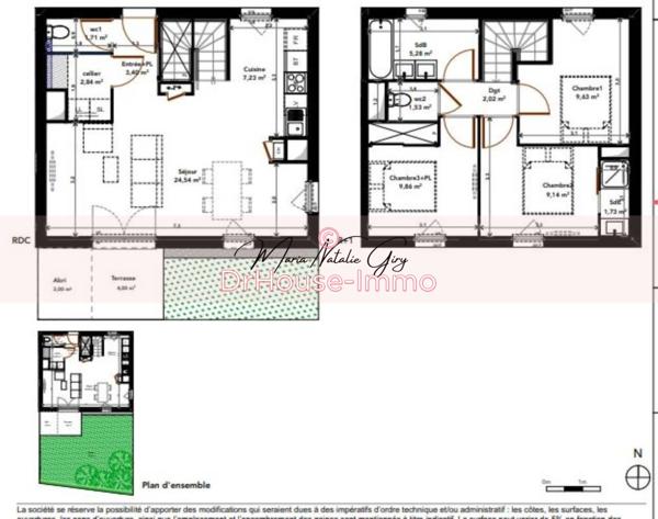 Maison à vendre 4 pièces de 78 m²
