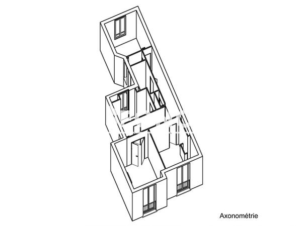 Location Appartement 3 pièces 70.95 m² - 53 AVENUE ARISTIDE BRIAND Rennes 35000