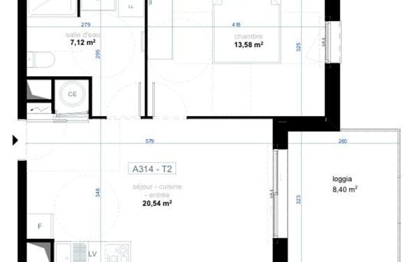 Appartement à vendre    2 pièces •  Narbonne