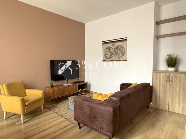 Appartement
                                                                                                                                                                                                                                                                                                                        3 pièce(s)                                                                                                                                                                                                          2 chambre(s)                                                                                                                                                                                                          65  m²