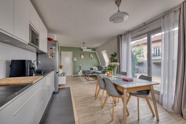 4 pièces avec terrasse de 22m² quartier des fleurs