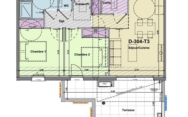 Appartement à vendre    3 pièces •  Narbonne