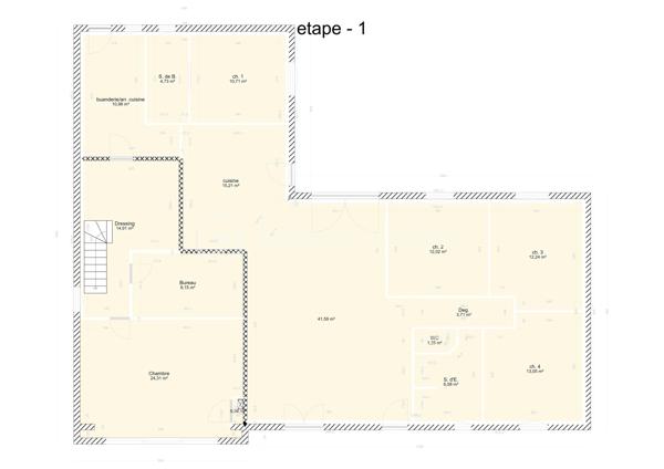 Située à Chanteau, dans un secteur calme et verdoyant, cette maison familiale construite en 2012 offre près de 193 m² habitables, sur un vaste terrain clos de 2 488 m², sans vis-à-vis direct.

La maison se développe presque entièrement de plain-pied. Elle comprend une grande pièce de vie lumineuse avec poêle à bois, une cuisine aménagée et équipée ouverte sur le séjour, ainsi que quatre chambres au rez-de-chaussée, dont une chambre parentale attenante à une salle de bains.

Une cinquième chambre est aménagée à l’étage, accompagnée de toilettes.

Une grande pièce d’environ 24 m² offre également de nombreuses possibilités selon les besoins : salle de jeux, salle de sport, espace cinéma, bureau ou pièce de loisirs.

À l’extérieur, le véritable point fort de la propriété reste son exceptionnel terrain clos de 2 488 m², accessible par un portail électrique, sans vis-à-vis et largement ouvert sur la verdure. La maison bénéficie également d’une belle terrasse en bois exposée sud/ouest, surmontée d’une structure type pergola permettant d’aménager un agréable espace ombragé. Depuis la terrasse, la vue se prolonge sur un environnement verdoyant et dégagé, offrant une véritable sensation d’espace et de tranquillité.

Un joli chalet de jardin blanc complète l’extérieur. La propriété permet également de stationner plusieurs véhicules facilement, malgré l’absence de garage. Il reste néanmoins tout à fait possible d’envisager la construction d’un garage ou d’un double garage sur l’avant de la parcelle, ainsi que l’installation d’une piscine à l’arrière, sous réserve des autorisations d’urbanisme nécessaires.

La maison est équipée d’un chauffe-eau thermodynamique et d’un chauffage électrique complété par un poêle à bois.

DPE : C – GES : A, avec une consommation énergétique actualisée à 116 kWh/m²/an.