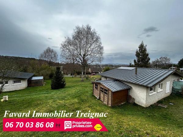 Maison plain pied  T2 Treignac(19260)