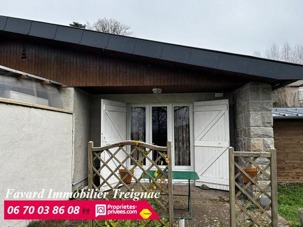 Maison plain pied  T2 Treignac(19260)