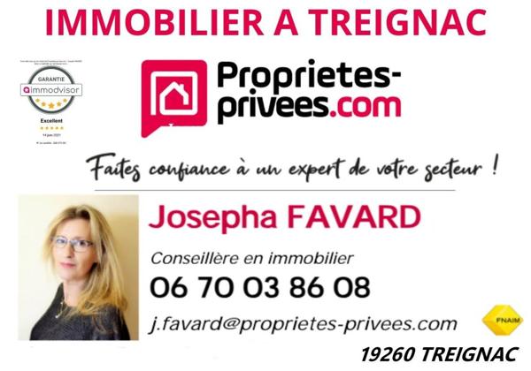 Maison plain pied  T2 Treignac(19260)