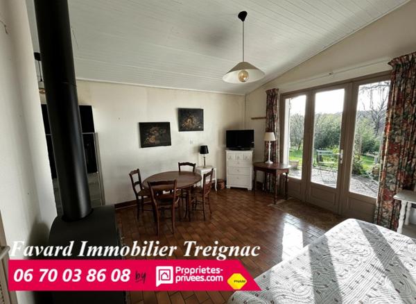 Maison plain pied  T2 Treignac(19260)