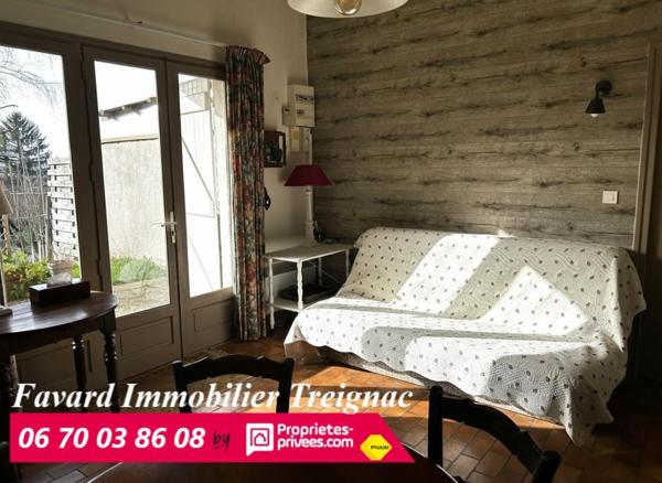 Maison plain pied  T2 Treignac(19260)