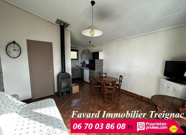 Maison plain pied  T2 Treignac(19260)