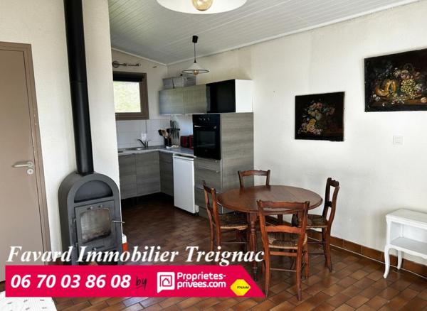 Maison plain pied  T2 Treignac(19260)