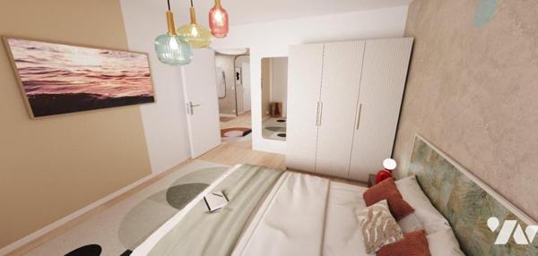 Rosendael secteur Maraichers, Appartement T2 + balcon + parking à vendre 