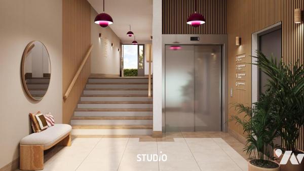 Rosendael secteur Maraichers, Appartement T2 + balcon + parking à vendre 