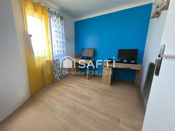 Maison rénovée, 3 chambres, bureau, jardin, sous-sol