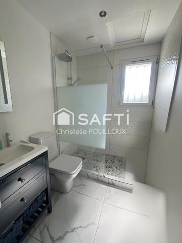 Maison rénovée, 3 chambres, bureau, jardin, sous-sol