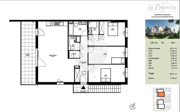 Appartement  en vente - Haut-Rhin - 68
