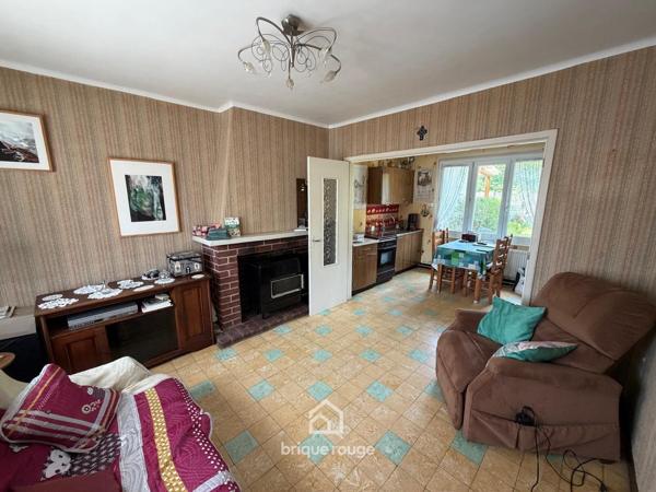 Maison bâtir 3 chambres avec jardin