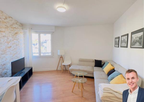 QUIMPER (29) – Appartement T3 meublé de 75 m² habitable avec loggia - Cave.