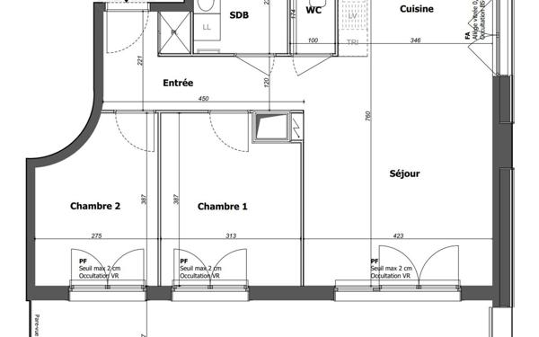 Appartement à vendre    3 pièces • 64,81 m2 Strasbourg